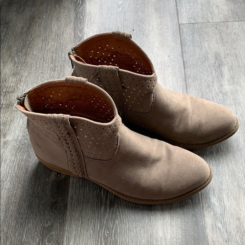 Brown booties. Very good shape!